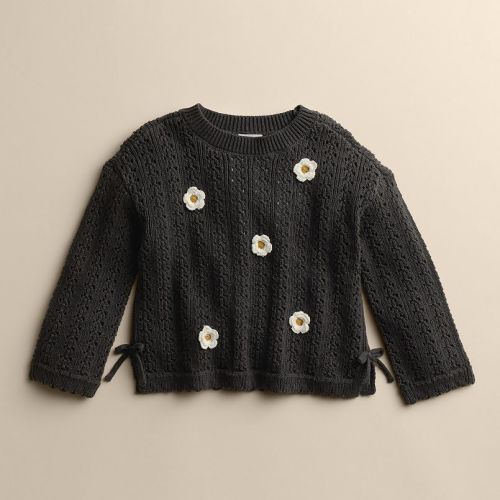 Relaxed Pointelle Rib Sweater