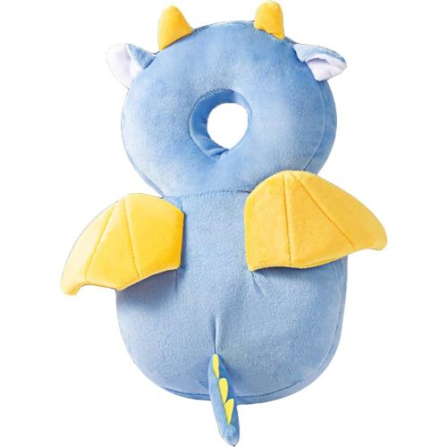 Baby Walker Head Protector Toddler Adjustable Baby Head Protection Backpack Wear Safety Pad (Flying Dragon)