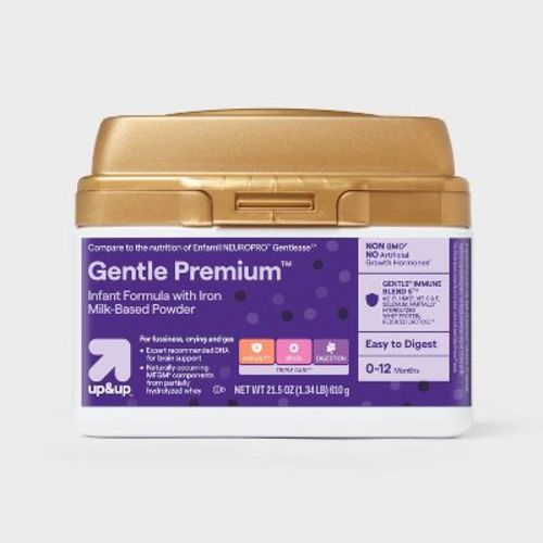 Gentle Premium Powder Infant Formula - 21.5oz - up&up™