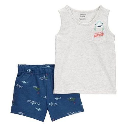 Baby & Toddler Boy Carter's 2-pc. Shark Tank Top & Shorts Set
