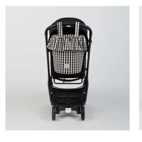 Vichy Basket - Black + White · Minicoton
