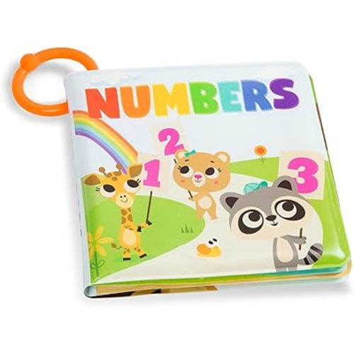 B. toys – Baby Bath Book – Educational Book for Babies – Book About Numbers – Waterproof Bathtub Toys – 6+ Months – Tub Time Books – Numbers