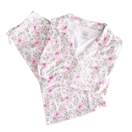 Bows in Bloom | Women's Two Piece Flare Lounge Set