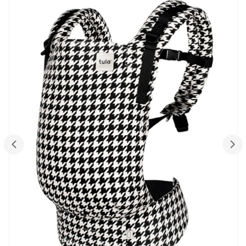 Cotton Free-to-Grow Baby Carrier - Houndstooth – Baby Tula US