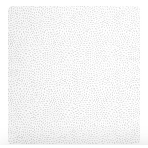 HALO - BassiNest Fitted Sheet 100% Cotton | Pebble - white
