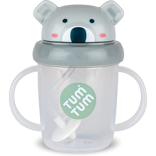 TUM TUM Tippy Up Free Flow Sippy Cup (No Valve), Sippy Cup for Toddlers, BPA Free (Kev Koala 200ml)
