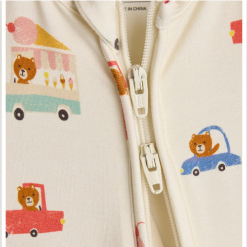 Bamboo Footie Pajama - Baby in Eternal Blue