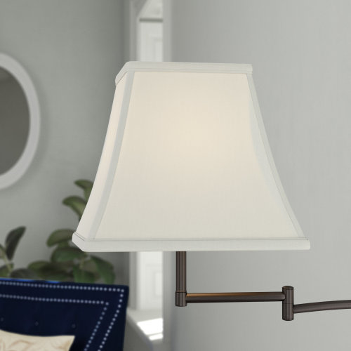 Charlton Home® 8" H x 9" W Silk/Shantung Empire Lamp Shade (Spider) & Reviews | Wayfair