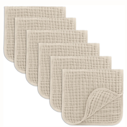 Muslin Burp Cloths in Sand – Comfy Cubs