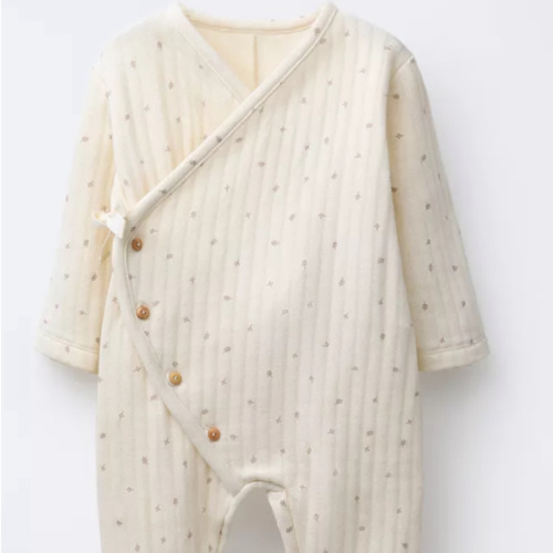 TWIG PRINT QUILTED ROMPER - Ecru | ZARA United States