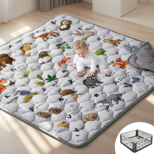 Toocapro Baby Play Mats For Floor, 50X50 Playpen Mat, Thicker Foam One-Piece Crawling Mat For Babies, Toddlers & Infants, Anti-Slip Activity Playmat | Wayfair