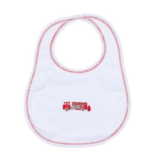 To the Rescue Embroidered Bib