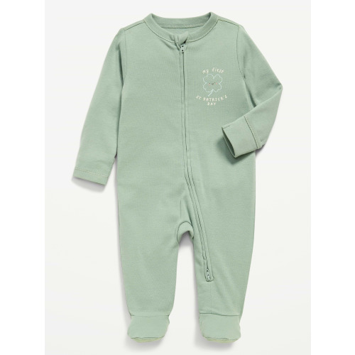 2-Way-Zip Sleep & Play Footed One-Piece for Baby