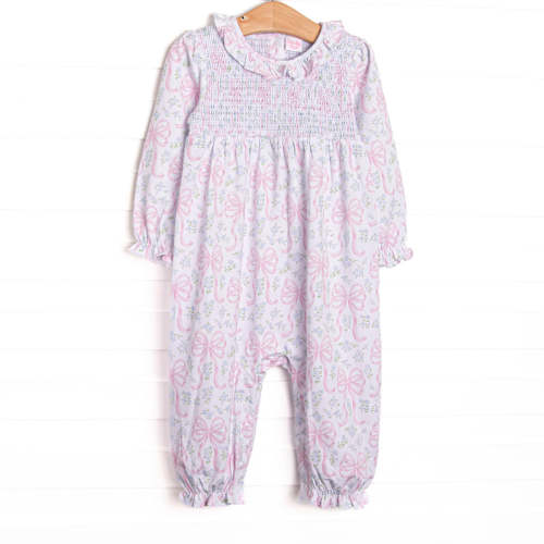 Silken Petals Elastic Smocked Ruffle Romper, Blue – Stitchy Fish
