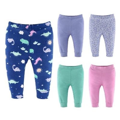 The Peanutshell Dino Girl Pants, 5-Pack Set