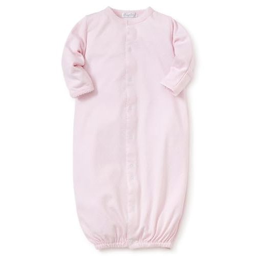 kissy kissy Baby Girls New Kissy Dots Print Convertible Nightgown, Pink/White, Small