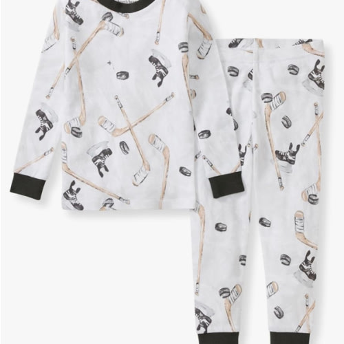 Burt's Bees Baby Boys' 2-Piece Long Sleeve Tee and Pants Organic Cotton Pajama Set