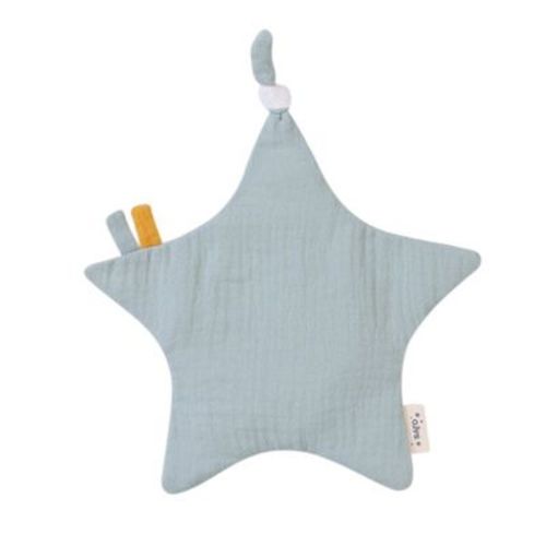 SARO Hunter Mint Sensory Crinkle Star: Calming Sensory Toy for Baby Development
