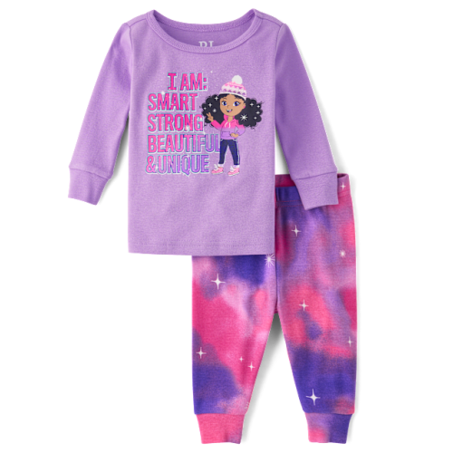 Baby And Toddler Girls Dream Snug Fit Cotton Pajamas - Pink