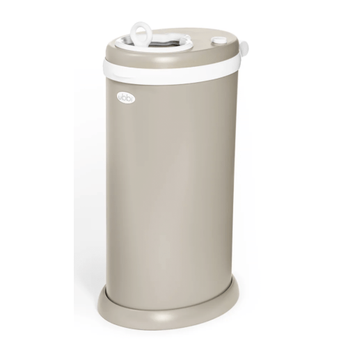 stainless steel diaper pail- TAUPE