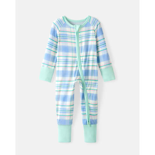 Springtime Plaid Zippy | Little Sleepies