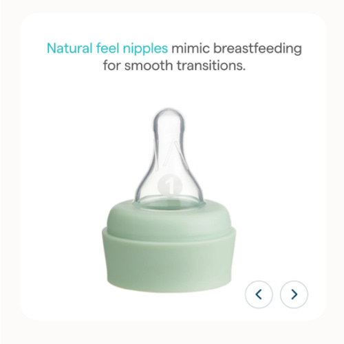 Bond™ Bottle Nipples, stage 1 - 2-Pack | Munchkin