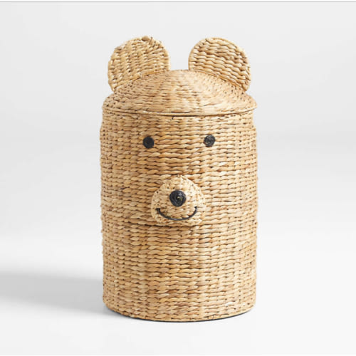 Bear Woven Kids Hamper with Handles