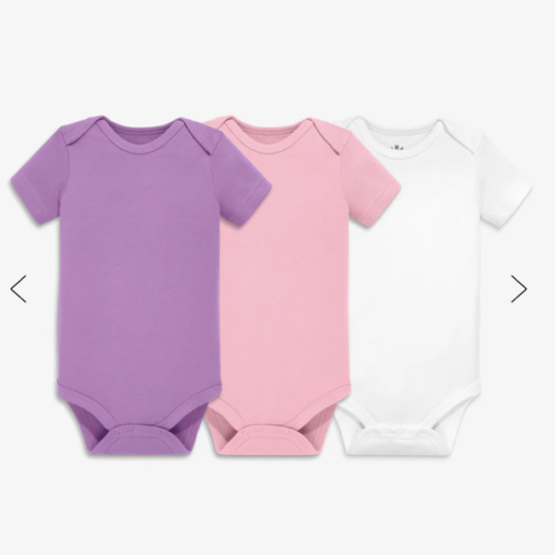 Organic short sleeve babysuit 3-pack | Primary.com