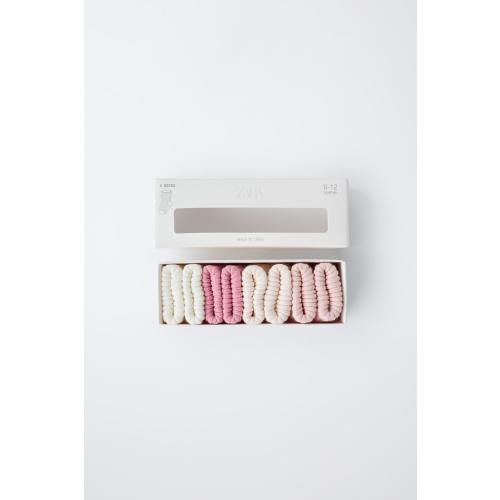 FOUR-PACK OF SOCKS IN VARIOUS COLORS - Pink | ZARA United States