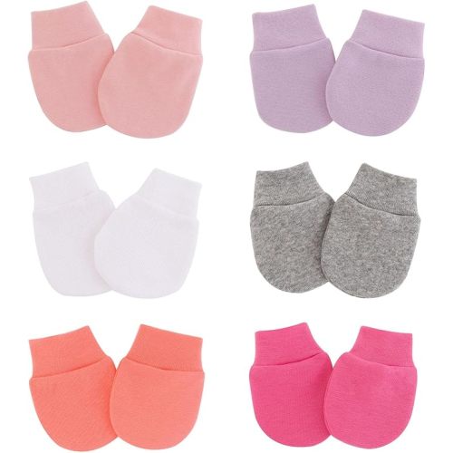 Baby Mittens No Scratch Mittens Infant Soft Gloves Mittens for 0-6 Months Boys Girls