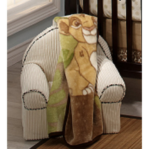Disney NoJo Disney Lion King Urban Jungle Luxury Plush Throw & Reviews | Wayfair