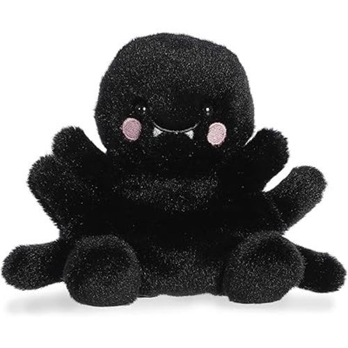 Aurora® Adorable Palm Pals™ Penny Mae Spider™ Stuffed Animal - Fun Collectible Plush for Kids and Adult Collectors - Perfect for Decorating Rooms and Birthday Gifts - Black 6 Inches