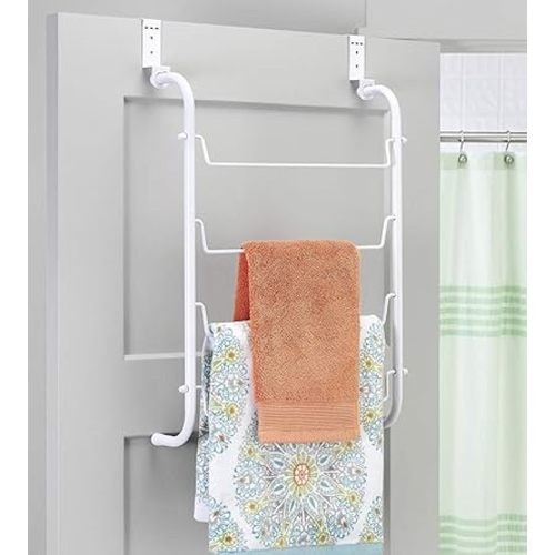 Whitmor Over The Door, White Towel Rack, Medium, 6023-529