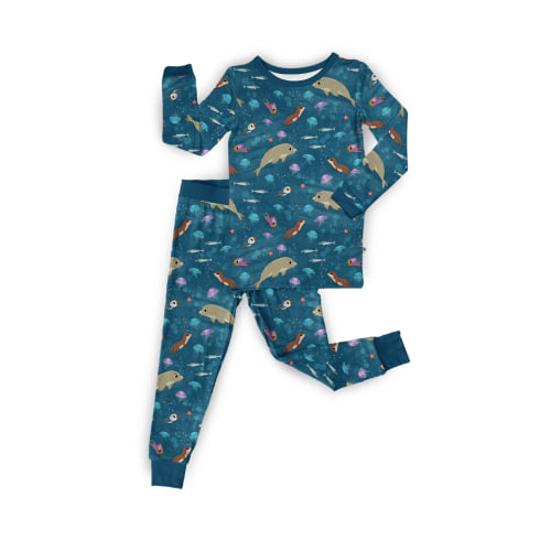 PREORDER - SHIPS DECEMBER - Classic PJ Set - Puffin Rock™ Silky's Sea