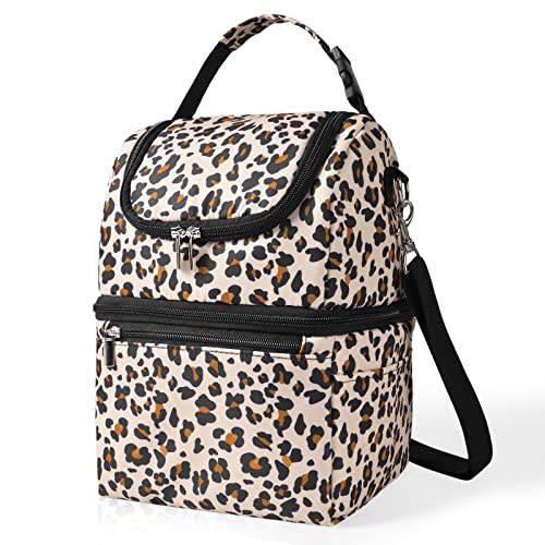 Breast Milk Cooler Travel Bag - Baby Bottle Cooler Bag for Nursing Moms Daycare with Double Compartments - Fits 6 Baby Bottles Up to 9 Ounce