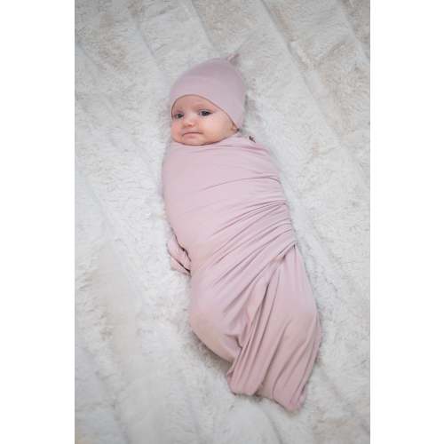 Baby Swaddle Set: Mauve – Lila