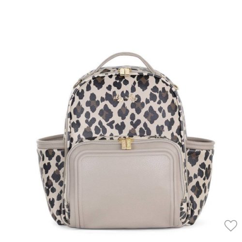 Itzy Ritzy Unisex Baby Mini Plus Diaper Bag, Leopard