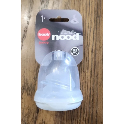 (2) Joovy Boob Naturally Nood Bottle Nipples 0 months and 6 months - NEW