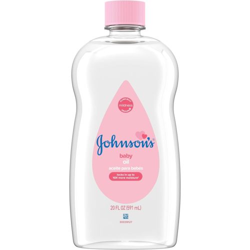 Johnson's Baby Oil, Pure Mineral Oil, Original Scent, 20 fl. oz
