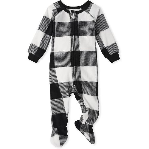 The Children's Place unisex-baby And Kids, Sibling Matching, Christmas Pajama Sets, Fleece