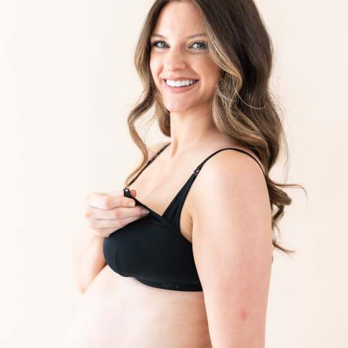 Nursing Bra in Midnight | Kyte Baby