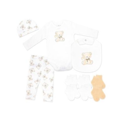 Baby Boys' or Girls' Soft Bears Layette, 10-Piece Set