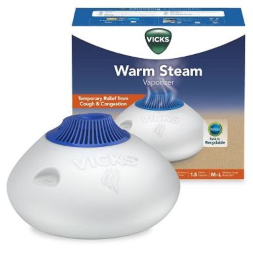 Vicks Warm Steam Vaporizer Humidifier with Night Light - 1.5gal