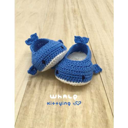 Crochet Pattern Baby Whale crochet baby shoes pattern - DIGITAL DOWNLOAD - Newborn infant toddler sizes - Sea creature slippers baby booties