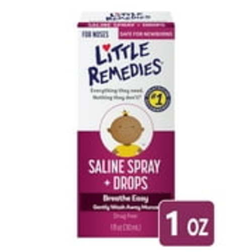 Saline nasal spray infants