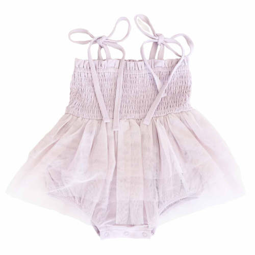 Smocked Tutu Bodysuit | Periwinkle