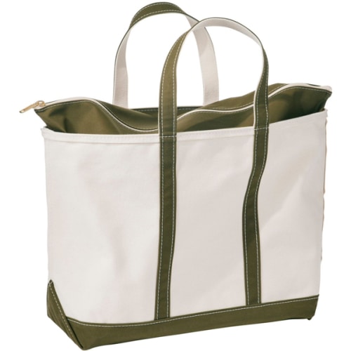 Boat and Tote®, Zip-Top antique olive, large