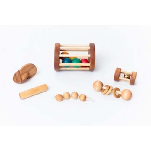HeirLoom Kids USA Montessori Baby Set of 6 Toys