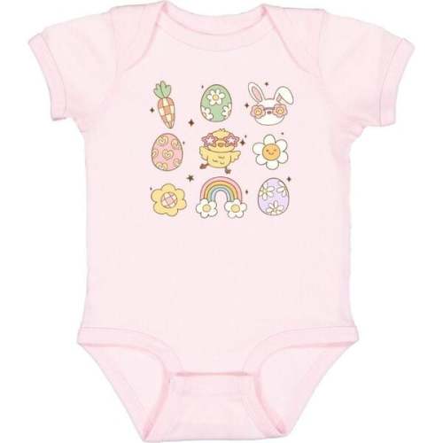 Groovy Chick Easter Short Sleeve Bodysuit, Ballet - Sweet Wink | Maisonette