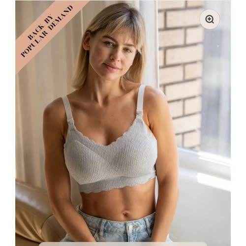 Silver Moon Lace Nursing Bra